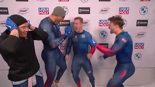 IBSF 4 man bobsleigh Heat 2 Winterberg 2022-2023 World-cup 4