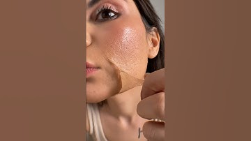 SATISFYING 💆🏻‍♀️😌 PEEL-OFF MAKEUP ##shotrs #satisfying