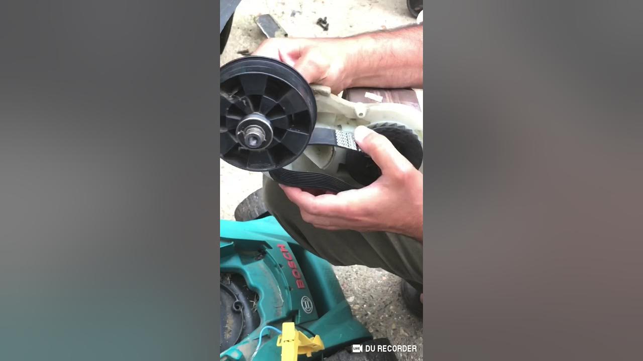 Bosch Rotak 34 belt replacement YouTube
