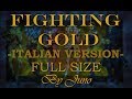 Fighting Gold -ITALIAN VERSION- (FULL SIZE)【JoJo&#39;s Bizarre Adventure Vento Aureo OP】(female)