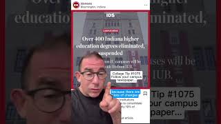 College Tip #1075 WHY you should follow your campus newspaper #collegenews #college
