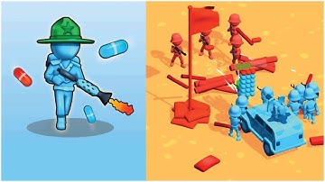 Plastic Army Battle Simulator: Funny Gameplay (iOS,Android) - Levels 3 Army Commander