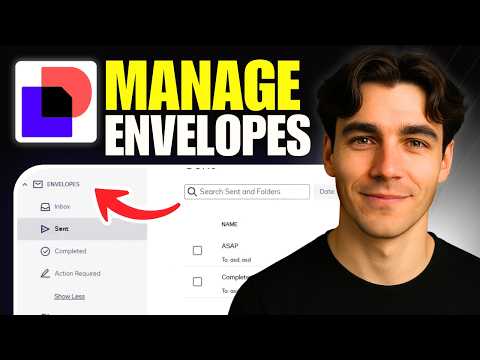 How To Manage Envelopes In DocuSign eSignature (Tutorial 2026)