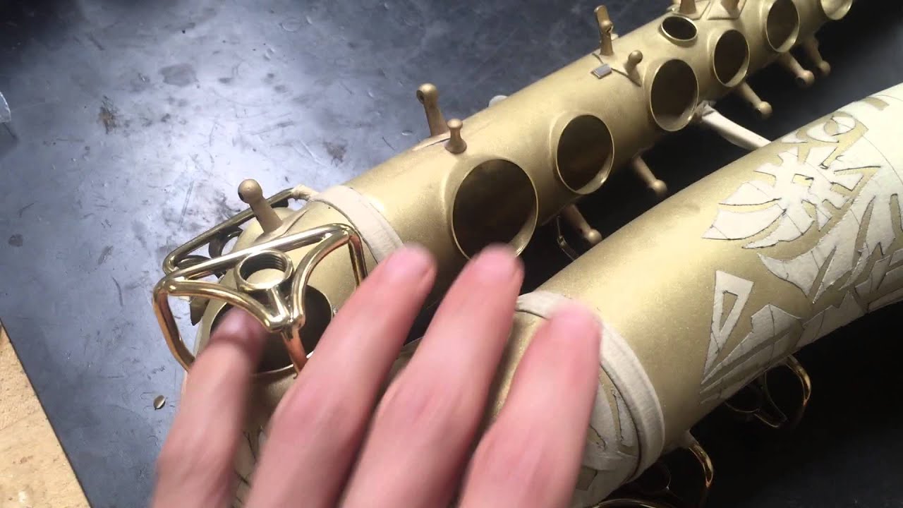 Pimped Out Buescher Alto Saxophone. 2 engraving YouTube