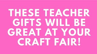 Information CRAFT FAIR SERIES 2026| EASY TEACHERS GIFT CARD HOLDER & GOODIES!  News