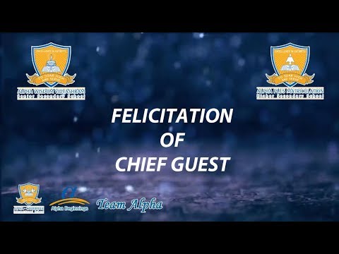 08 Felicitation Of Chief Guest - Youtube