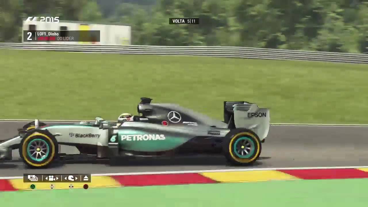 LOF1-LIGA ONLINE F1 - Desafio na Bélgica - Dinho vs Jeorgelis playstation 4 fravega