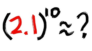 what if we linearly approximate (2.1)^10?