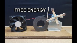 Free Energy Magnet Motor Fan Used as Free Energy Generator