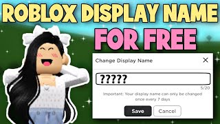 *NEW* How To Change ROBLOX Display Names For FREE?! | ROBLOX DISPLAY NAMES UPDATE 2024 Bloxburg EASY
