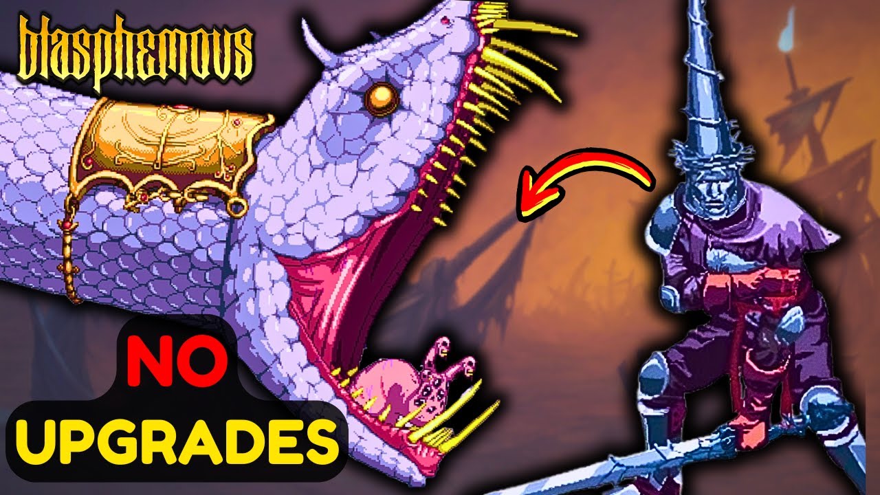 Я пытался победить Сьерпеса без каких-либо улучшений | Blasphemous Challenge