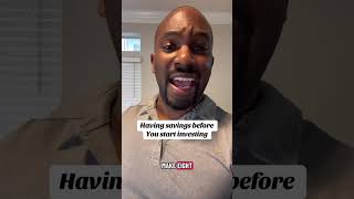 Have Savings BEFORE you start investing #shorts