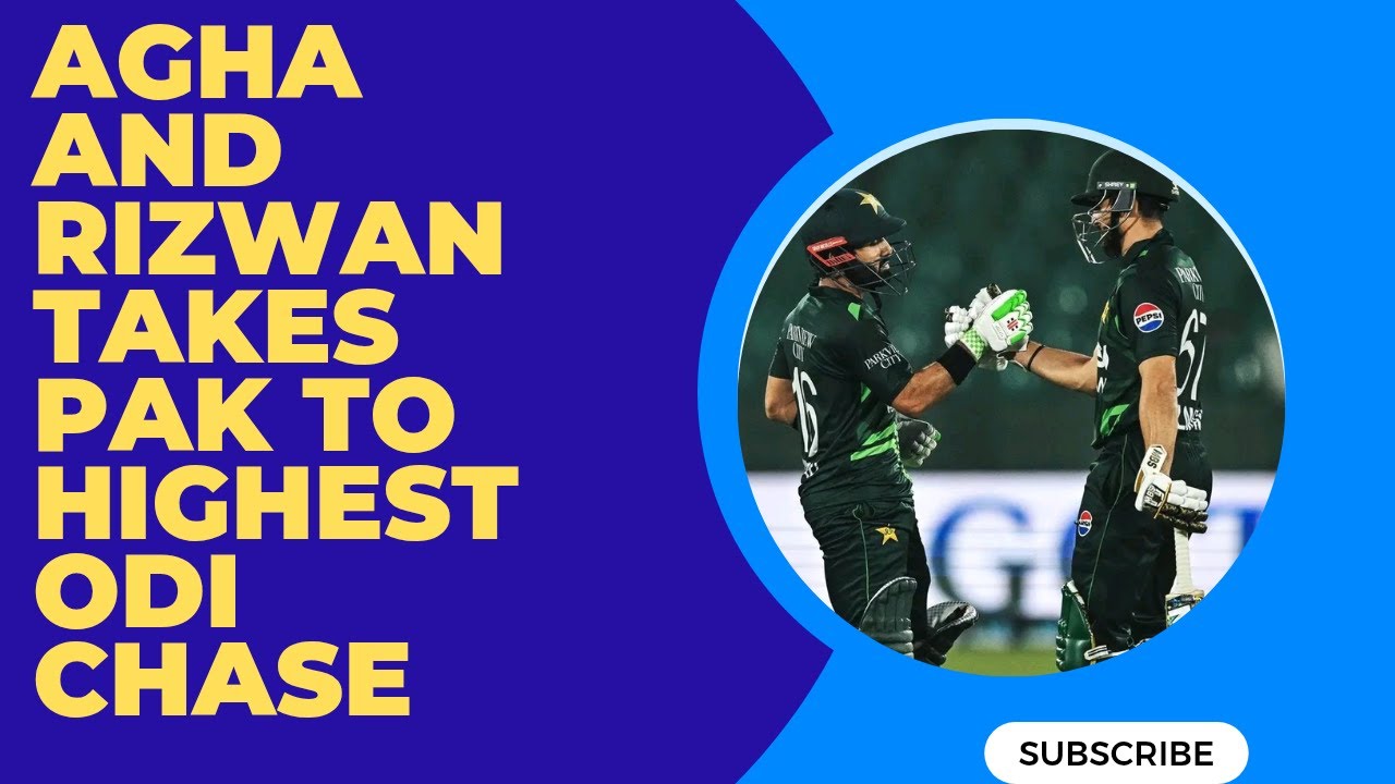 Rizwan & Agha Lead Pakistan to Record Chase! India Thrash England | SL ...