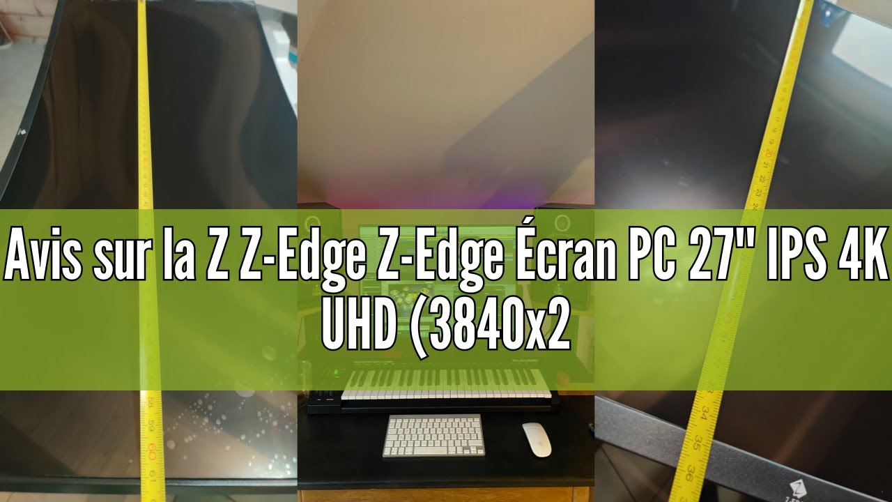 Ecran Z Avis sur la Z Z-Edge Z-Edge Écran PC 27'' IPS 4K UHD (3840x2160 ...