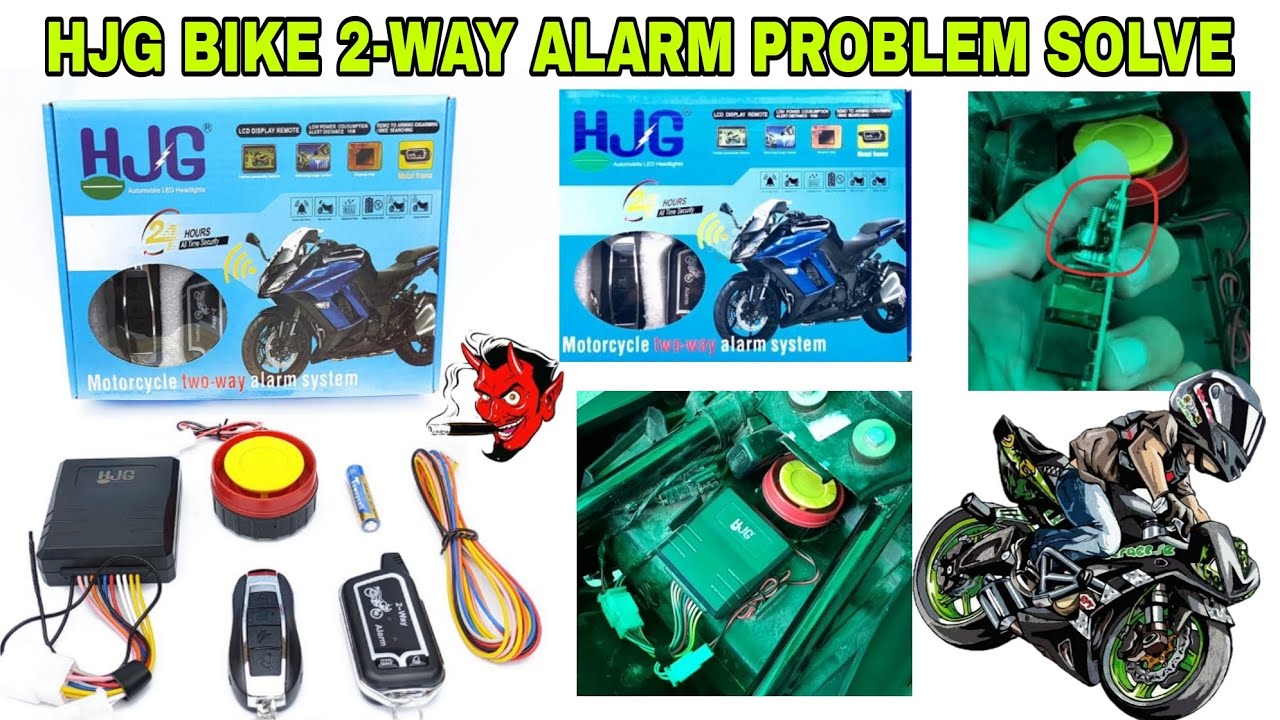 HJG BIKE 2-WAY ALARM PROBLEM SOLVE 🤗 CENTRAL LOCK REPAIR🔧