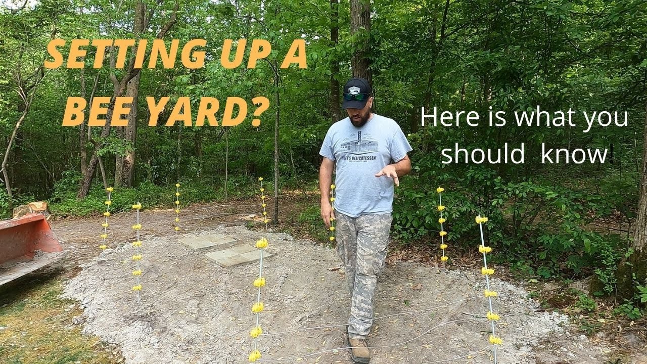 Beekeeping: Building a bee yard pt1