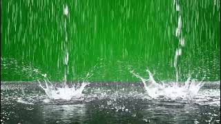 Cinematic Green Screen Rain Effect - Realistic VFX Overlay for Videos