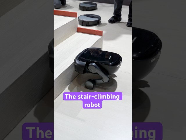 Roborock's latest vacuum is reaching new heights, literally. #CES2026