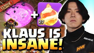 This is Klaus' MOST COMPLEX Fireball attack EVERY ATTEMPTED! Clash of Clans