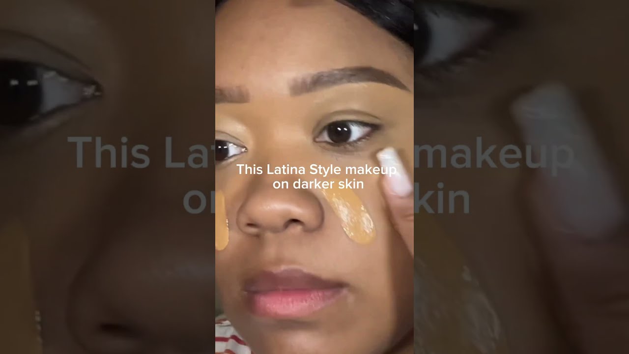Black Girl Tries Latina Style Makeup Makeuptutorial Makeuplover Makeuphack