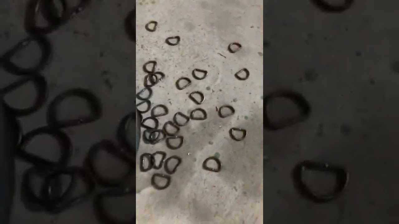 Welded D ring production , D ring welding machine