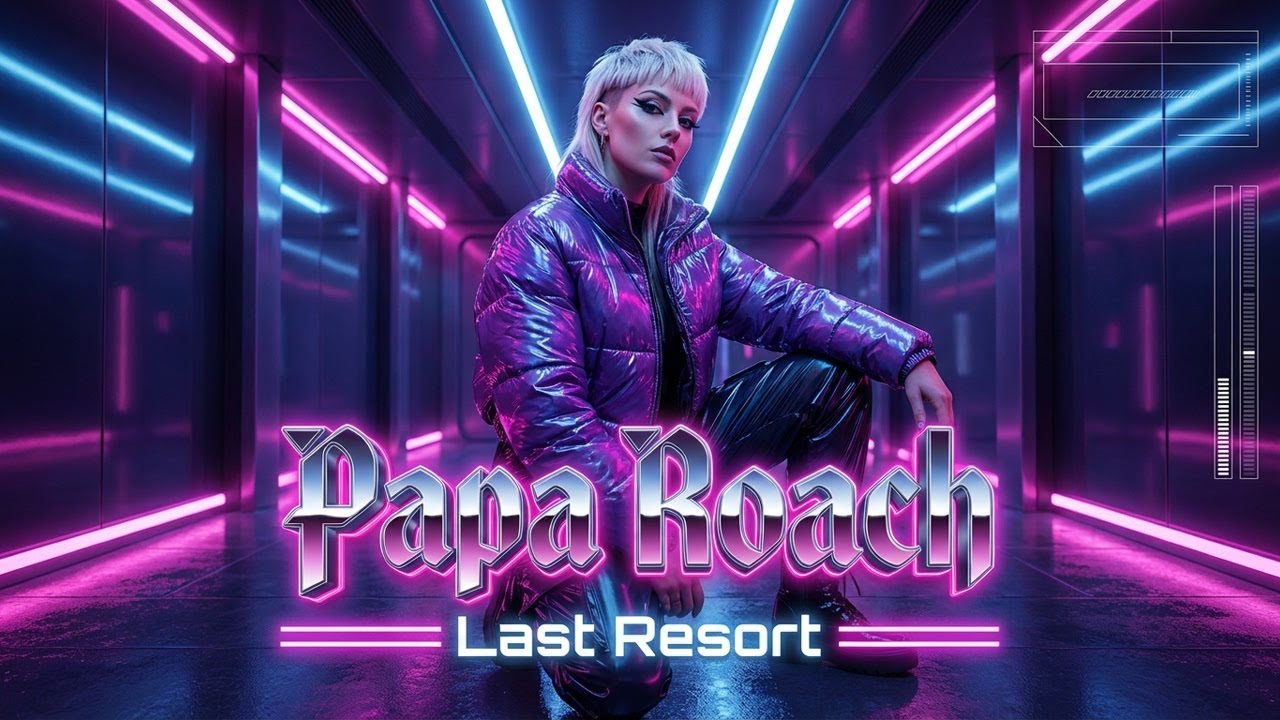 Papa Roach - Last Resort (80's Synthwave) | Neon City Nights