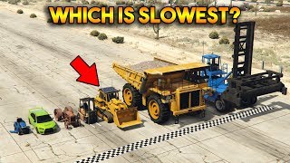 GTA 5 ONLINE : WHICH IS SLOWEST?