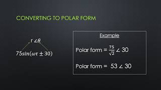 Polar/Rectangular Representation of a Sine Wave ENGG104