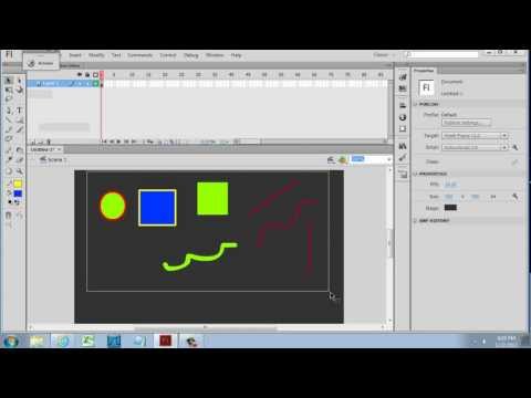 Vector Drawing Tools in Flash CS6 - Beginner Vector Drawing Tools in Flash CS6 - Beginner