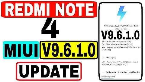 Redmi Note 4 MIUI V9.6.1.0 STABLE Update Released | Ft. TNVJ