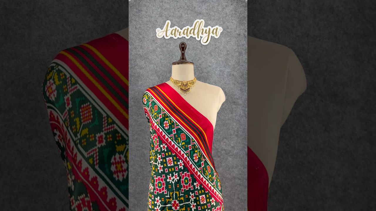 Premium Pure Gaji Silk Patola Dupatta