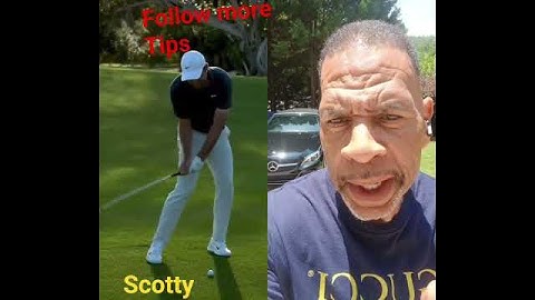 Scottie Scheffler & Tiger Woods Tips #tiger #ScottieScheffler#duet #golf