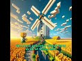 The most peaceful wheat farm in Minecraft! 🌾 Pixel Pals #Shorts