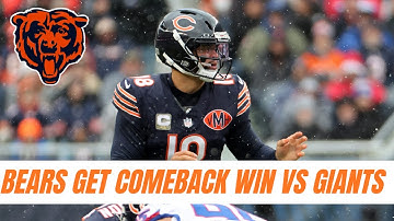 WHAT A COMEBACK! Bears STUN Giants And Win 24-20 With Incredible Comeback!