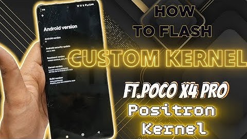 HOW TO FLASH ANY CUSTOM KERNEL ON POCO X4 PRO WITHOUT ANY PROBLEM  || FT. POSITRON KERNEL #maxtrix