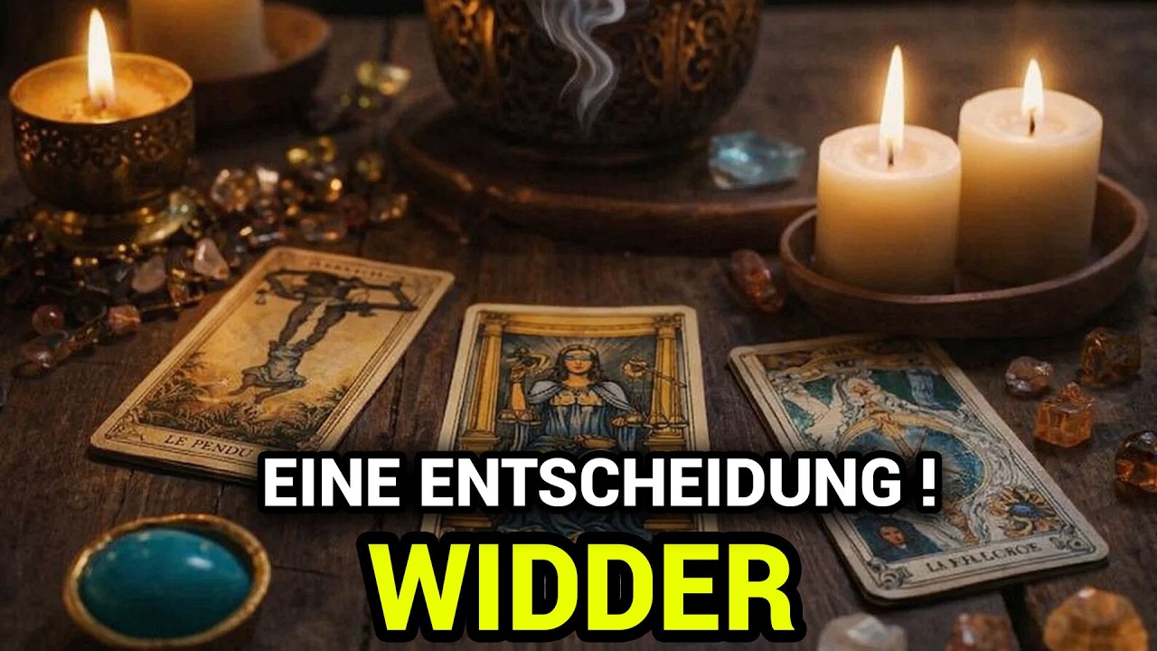 WIDDER ♈ SCHICKSAL & LIEBE – ZWEI WEGE, EINE ENTSCHEIDUNG ! #widder