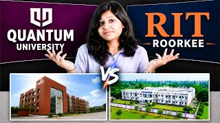 Quantum University vs RIT Roorkee | Fees & Admission Process | Placement & Packages | Coupon Code