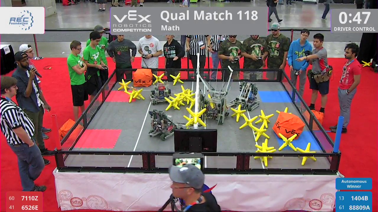 2017 VRC Math Q118 - 7110Z 6526E vs 1404B 88809A - 30 to 21