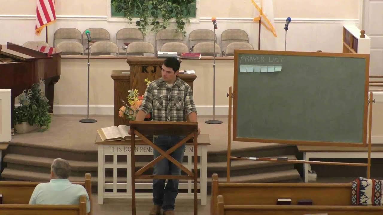 Aug. 24 2025 Sunday school Brandon Nichols.