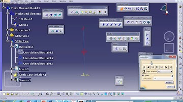 FEA, Hanging Ring Beams, Catia v5, Nader G Zamani