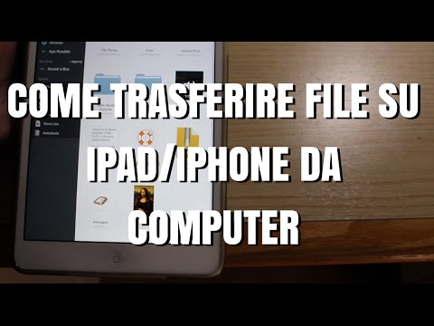 Come trasferire file su iPad/iPhone dal computer