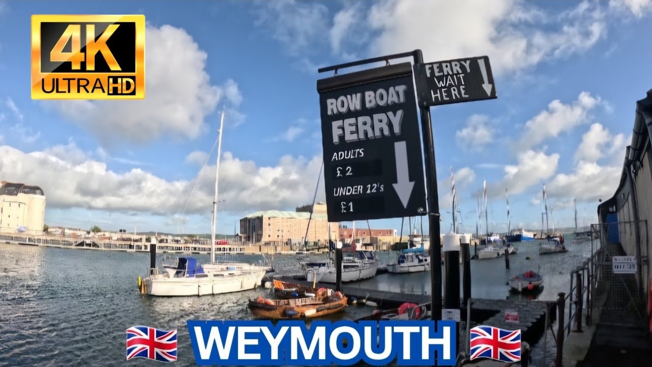 Weymouth Harbour and Beach 4K Walkthrough 🇬🇧