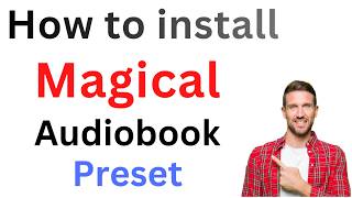 How to install magical Auphonic Audiobook Preset screenshot 1