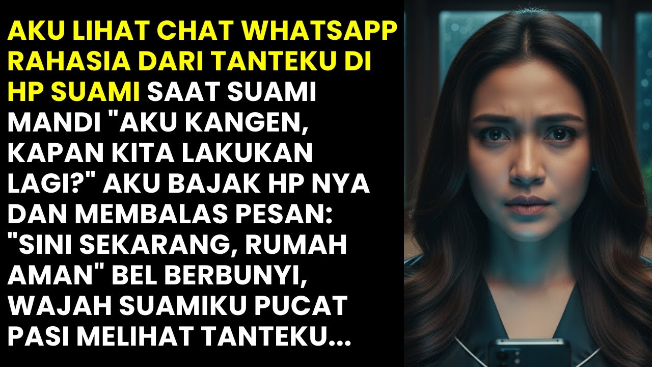 AKU LIHAT CHAT DI HP SUAMIKU "AKU KANGEN" DARI TANTEKU - SAAT KUBALAS DIA KESINI KAGET JIKA..