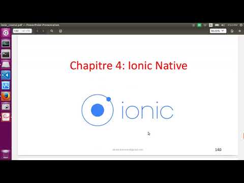 Ionic cross platform   UI components: Part3