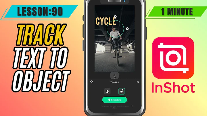 How to Track and Attach Text to a Moving Object in InShot - Lesson 90 InShot Mobile Editing Tutorial