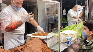 Самый известный сэндвич в Турции (Çiköfte), повар | Забавный повар | Турецкая уличная еда