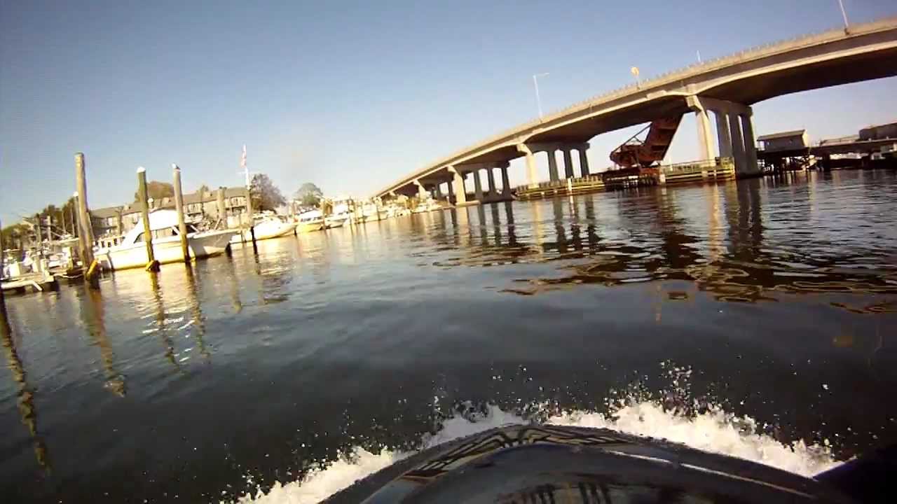 Riding down Shark River Inlet and Belmar, NJ YouTube