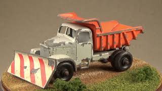 Matchbox Restoration: No16 Scammell &quot;Mountaineer&quot; Dump Truck with Snowplough