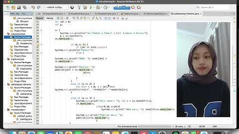 TUGAS VIDEO PENJELASAN PROGRAM JAVA ARRAY 1 DIMENSI
